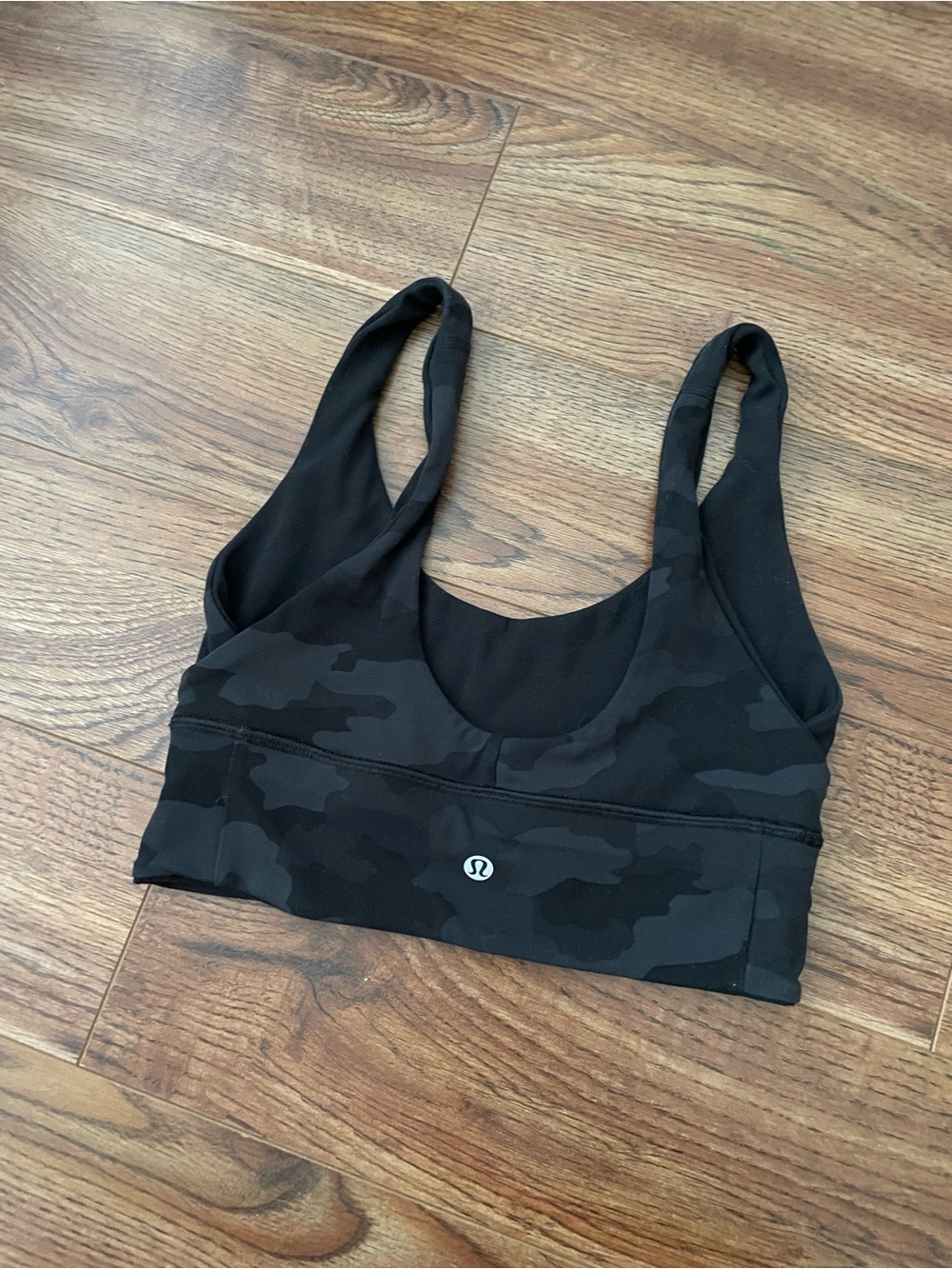 Lululemon Align Reversible Bra heritage 365 camo and black